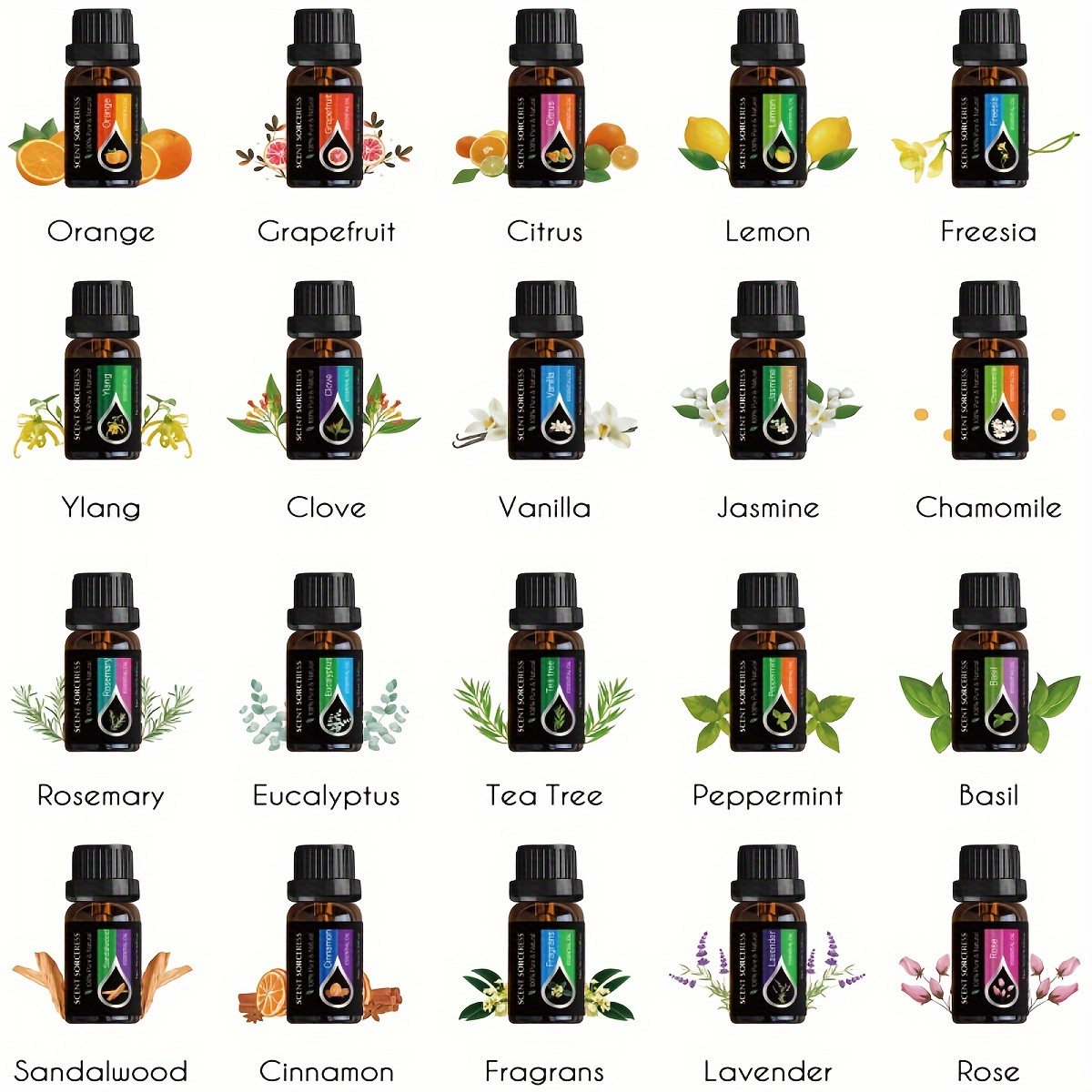 20 шт./компл. набор эфирных ма – обзор и цена Perfume Fragrance Diffuser